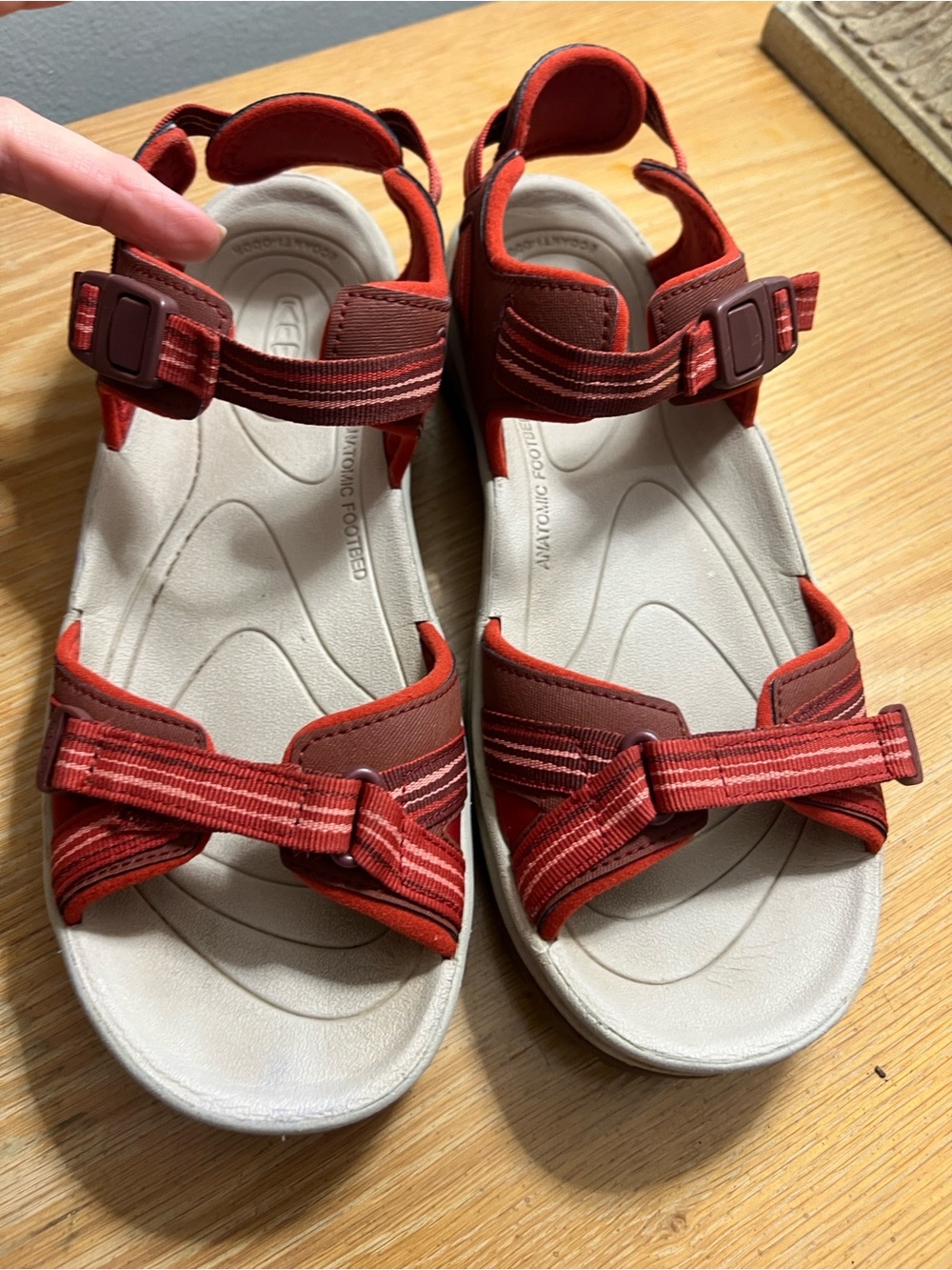Keen Girls Coral Pink Adjustable Sport Sandals